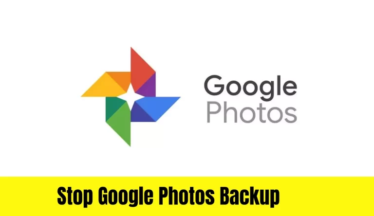 How to Stop Google Photos Backup